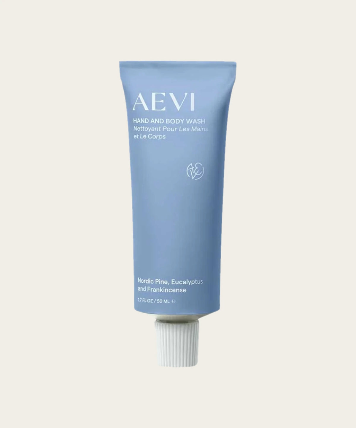 AEVI Awakening Hand & Body Wash, 50 ml travel size tube