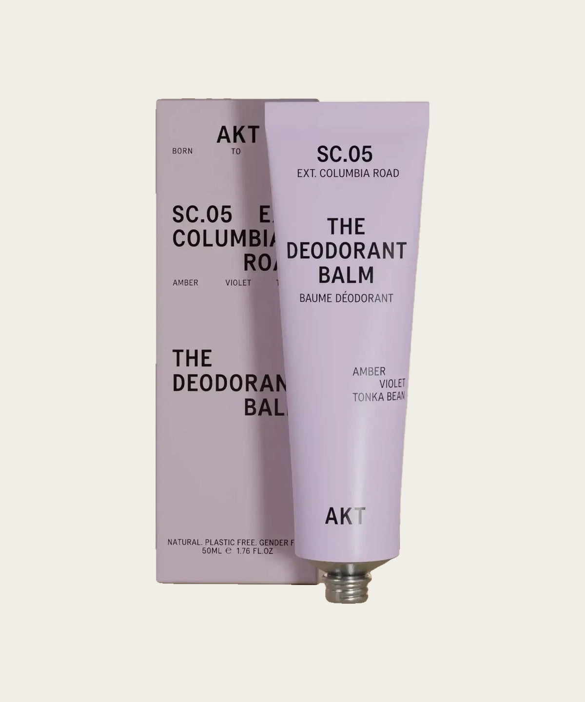 AKT The Deodorant Balm SC.05 Columbia Road, 50 ml tube and box