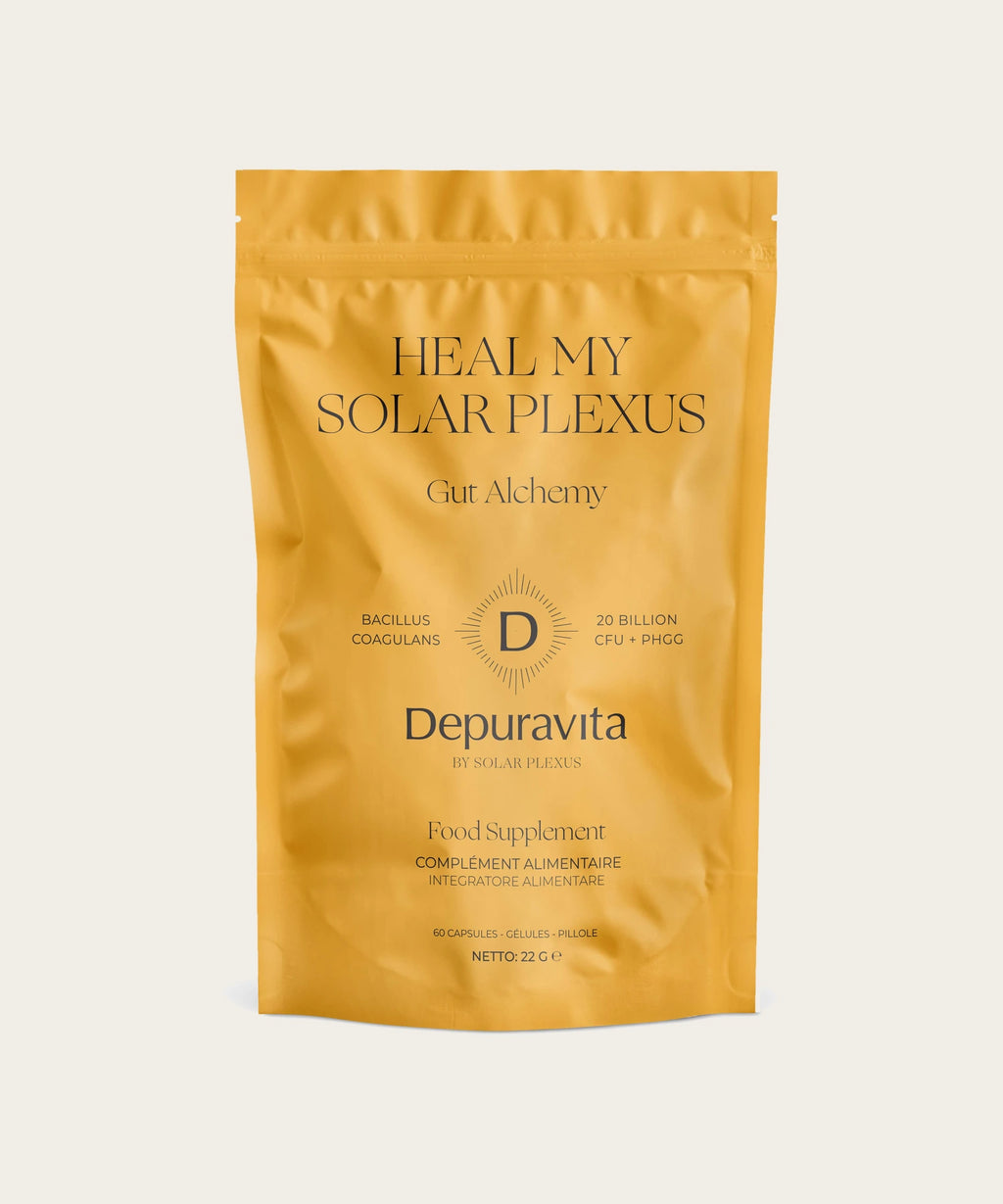 DEPURAVITA Heal My Solar Plexus, probiotic and prebiotic capsules