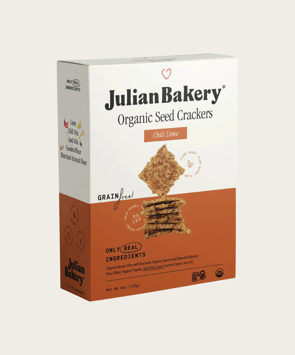 JULIAN BAKERY Organic Seed Crackers - Chili Lime