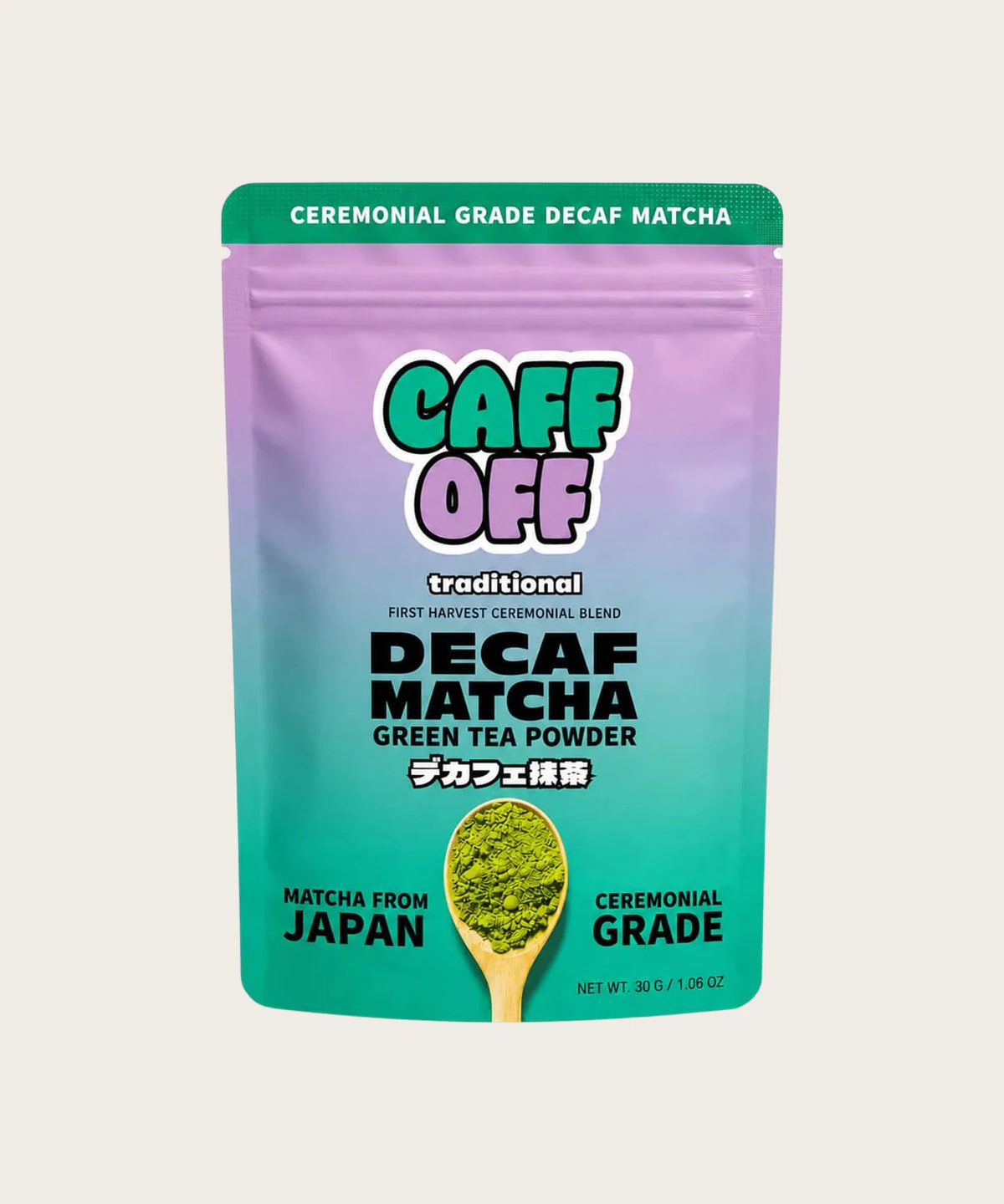 CAFF OFF Decaf Ceremonial Grade Matcha