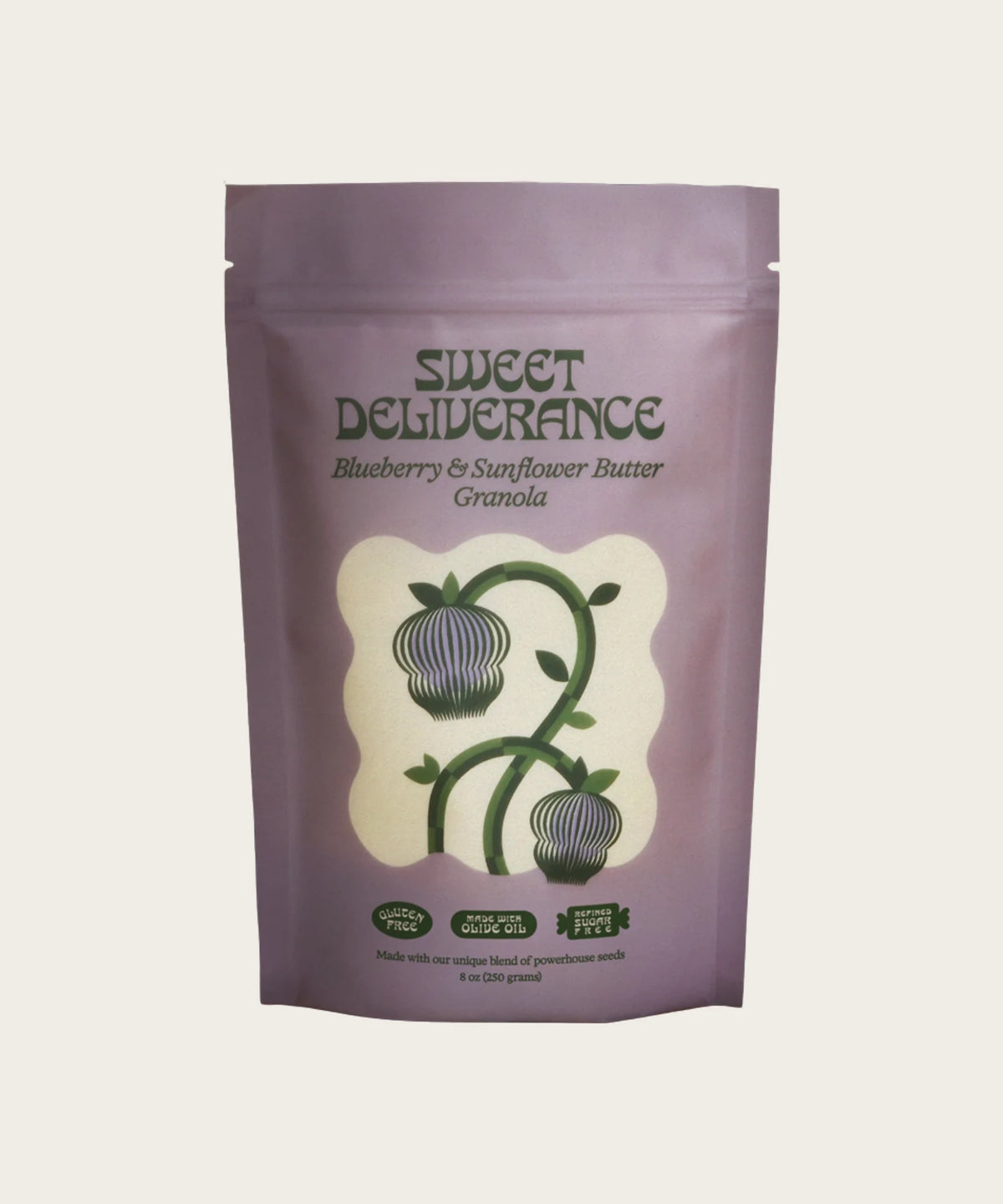 SWEET DELIVERANCE Blueberry & Sunflower Butter Granola