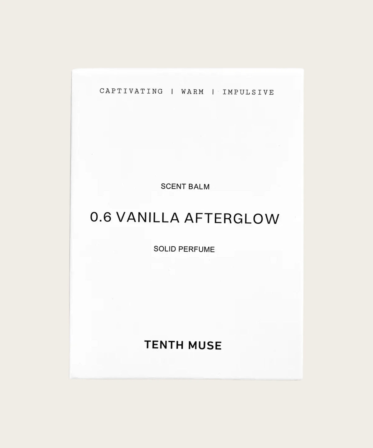 TENTH MUSE Solid Perfume Balm Refill - Vanilla Afterglow