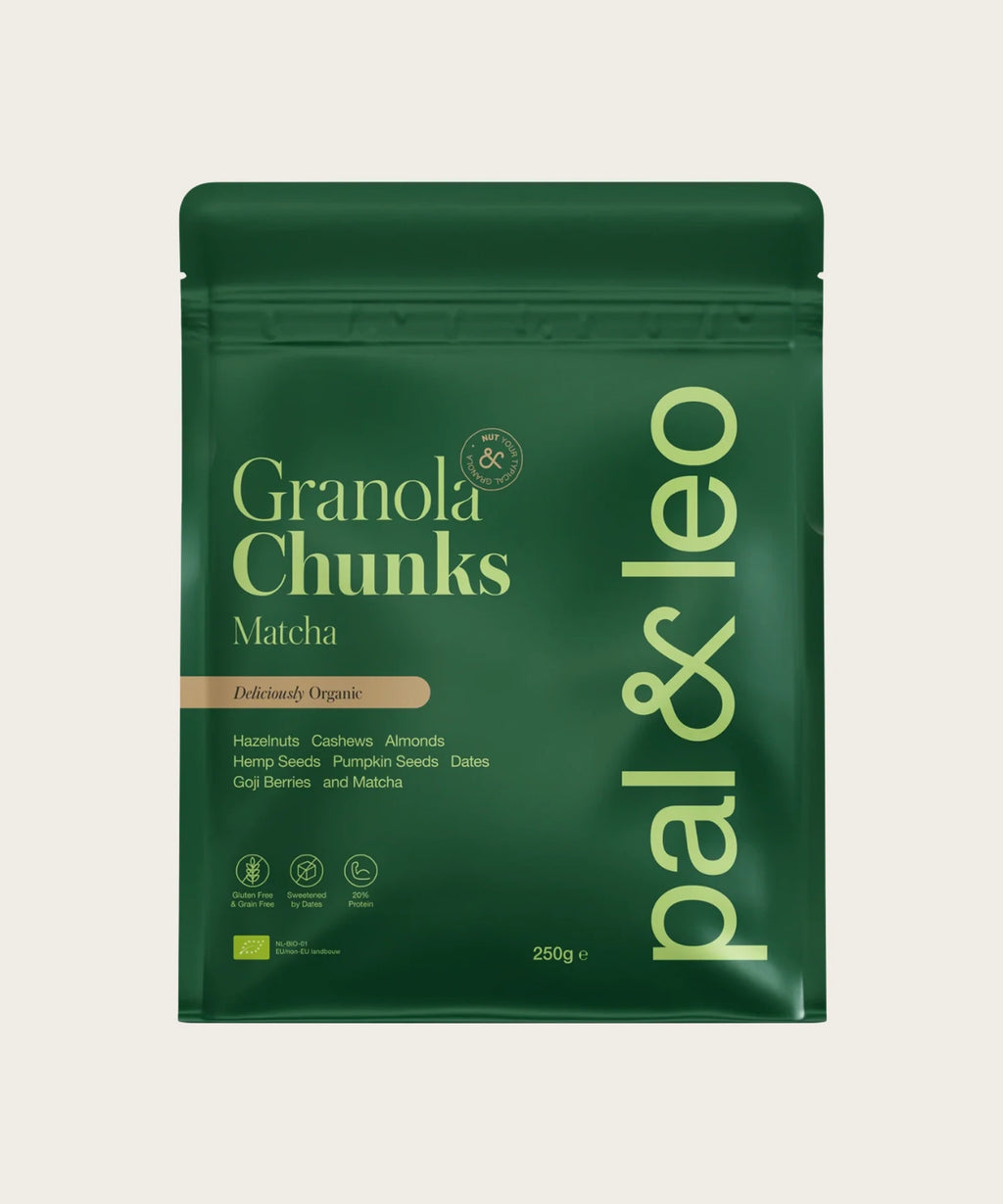 PAL & LEO Organic Granola Chunks - Matcha