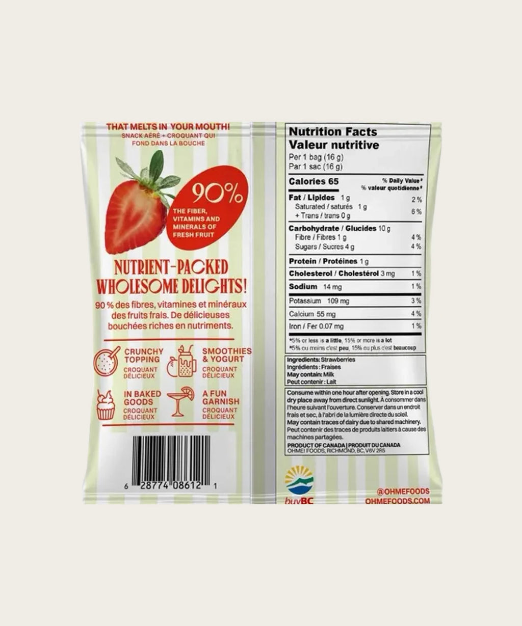 OHME! Freeze Dried Strawberries