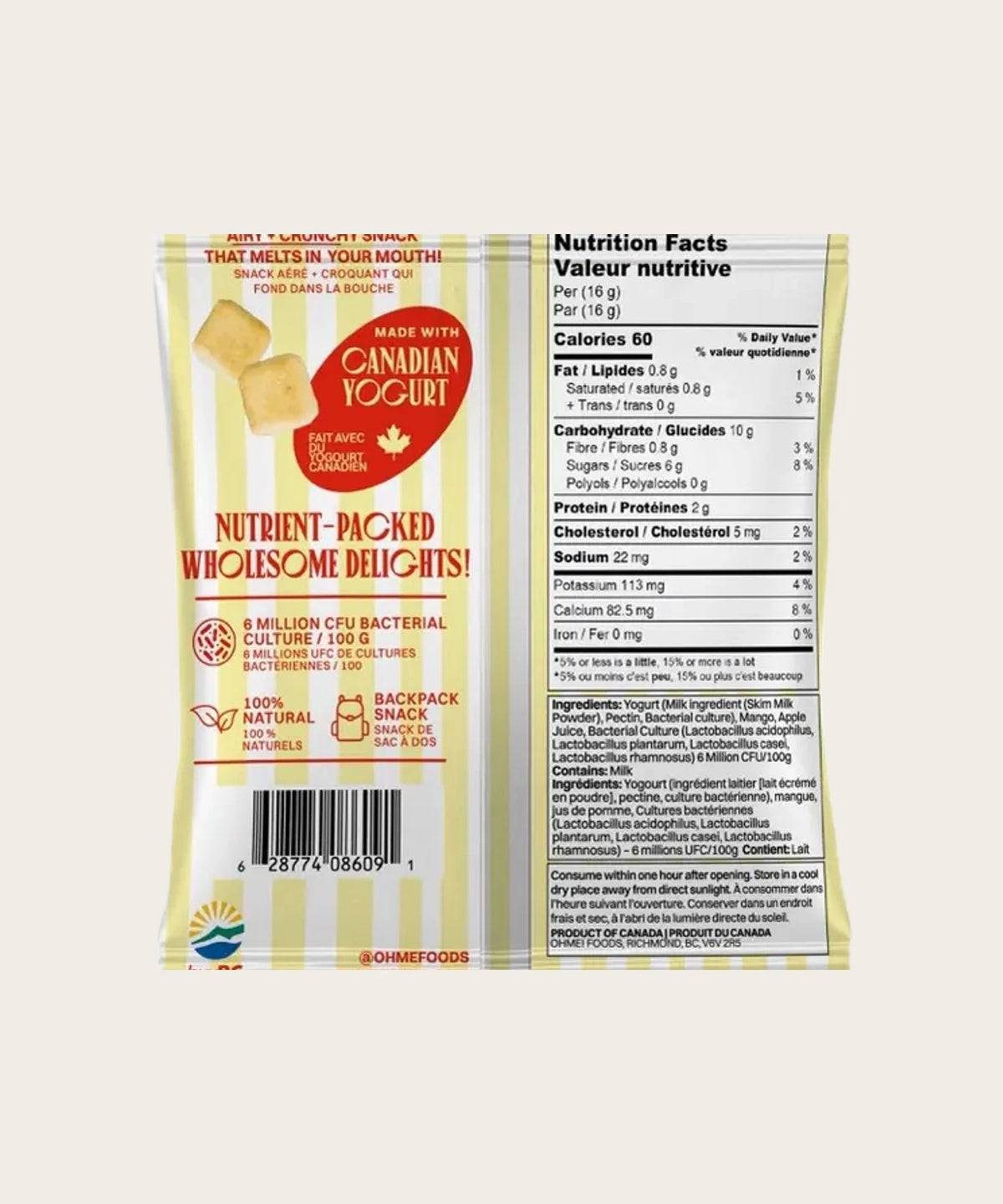 OHME! Mango Yogurt Crunch