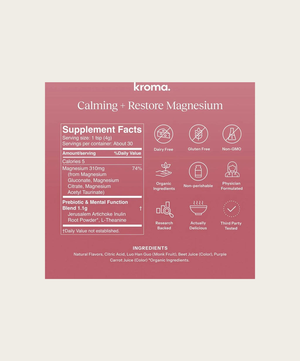 KROMA Calming + Restore Magnesium