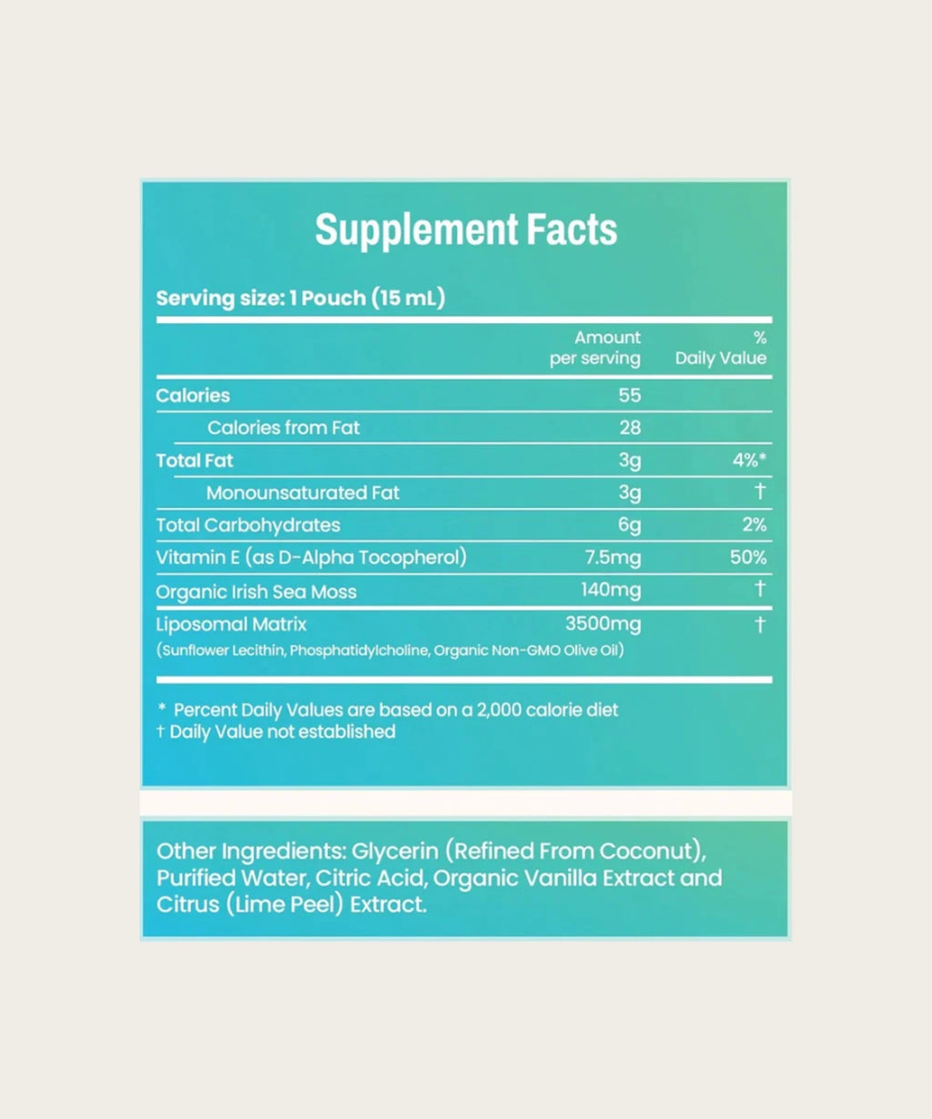 AKASHA SUPERFOODS Liposomal Sea Moss Gel
