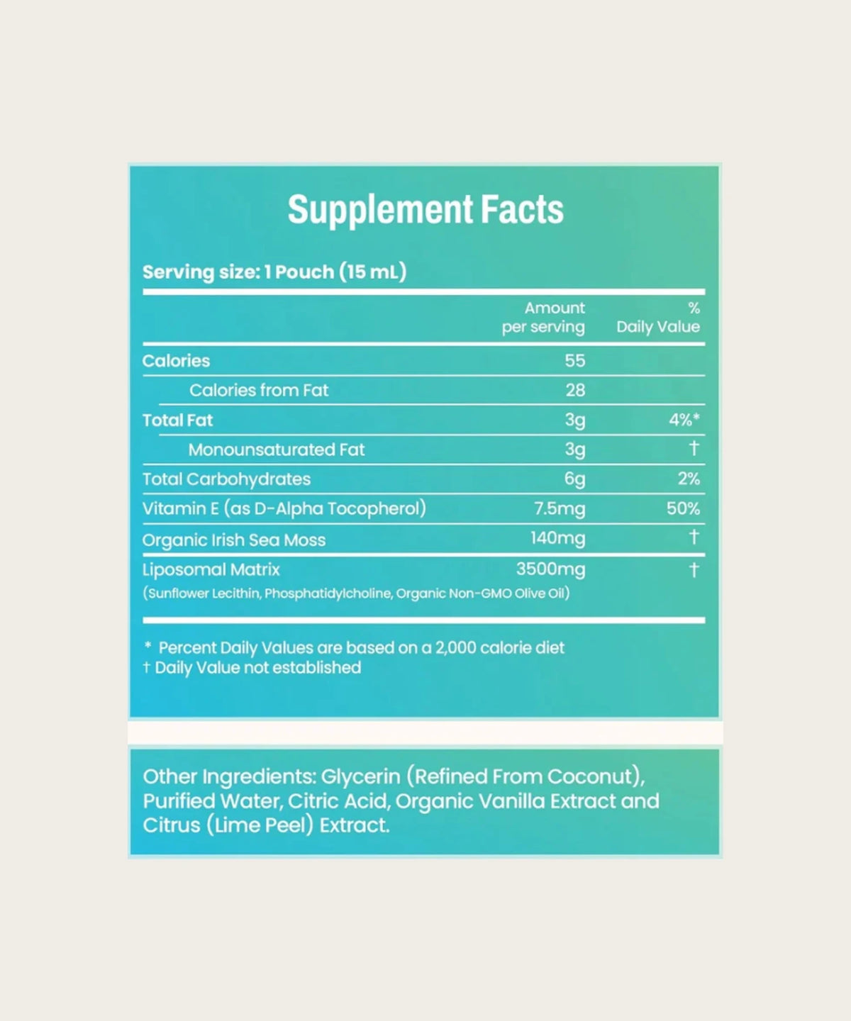 AKASHA SUPERFOODS Liposomal Sea Moss Gel