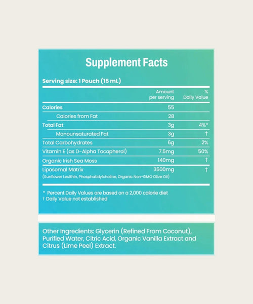 AKASHA SUPERFOODS Liposomal Sea Moss Gel
