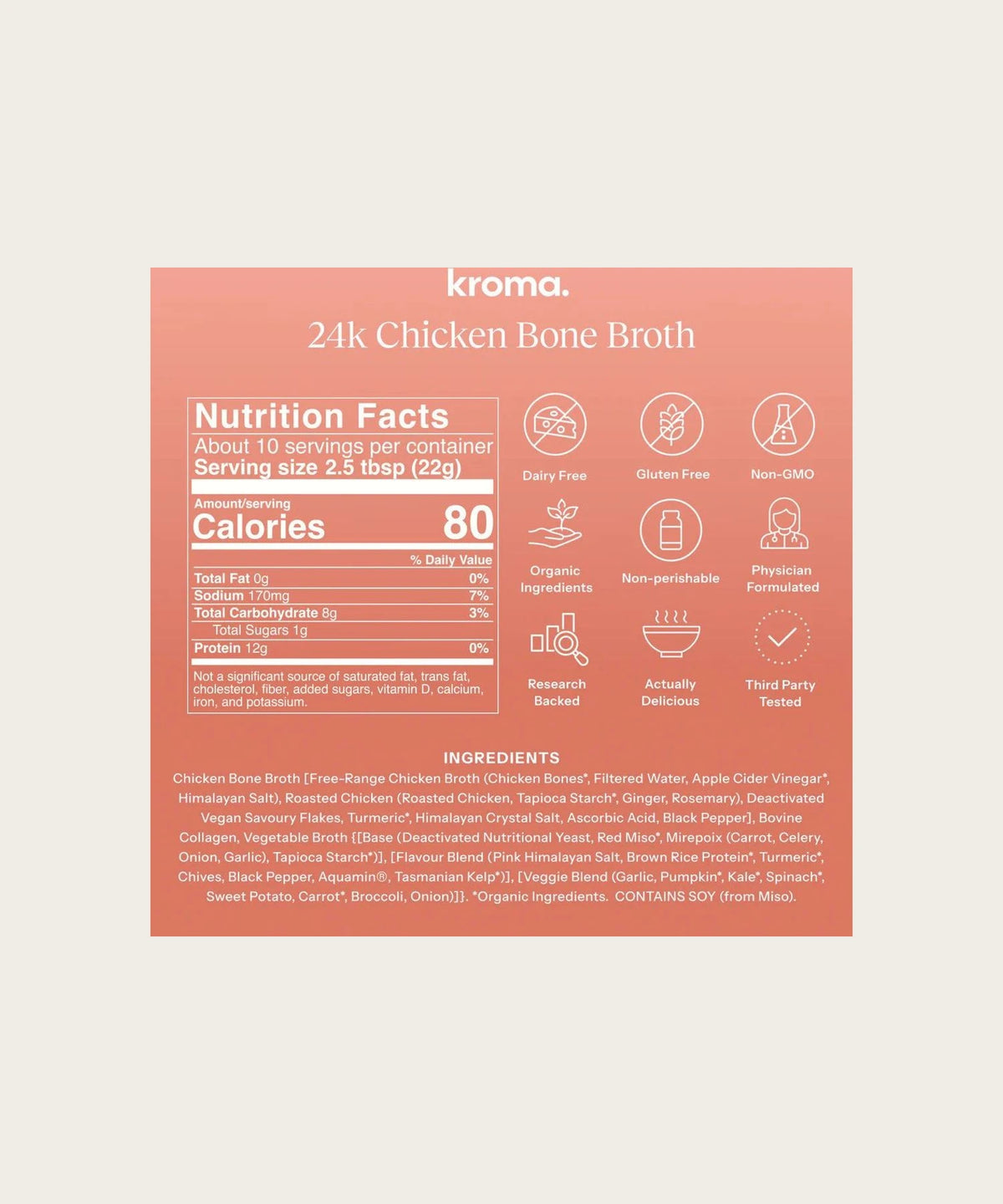 KROMA 24K Chicken Broth