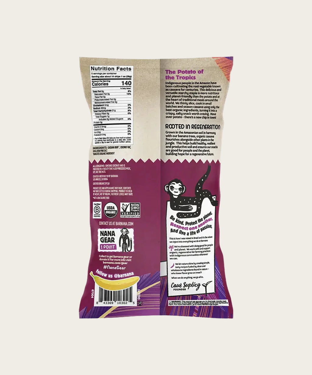 BARNANA Pink Salt Cassava Chips