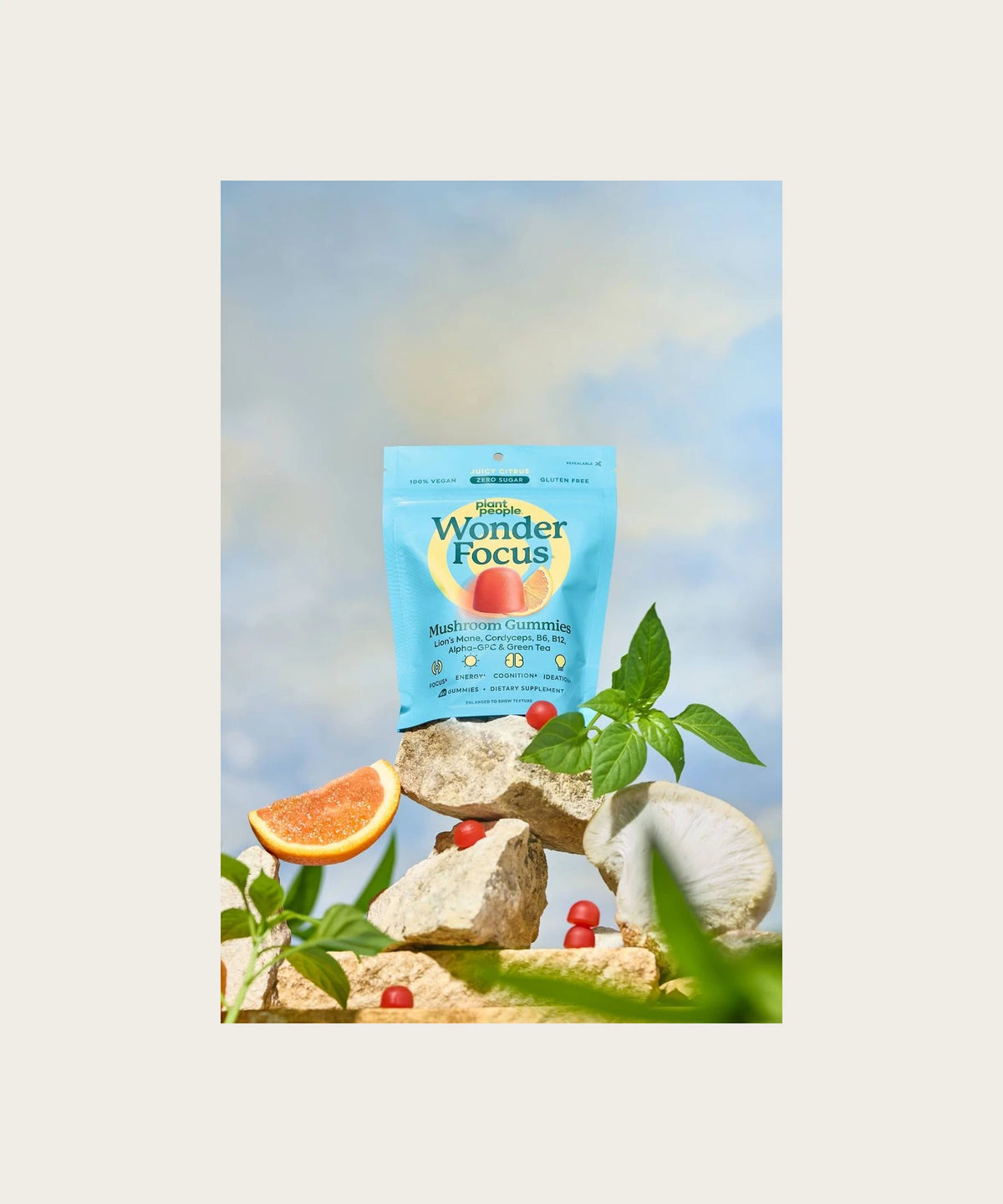 PLANT PEOPLE WonderFocus Mushroom Gummies