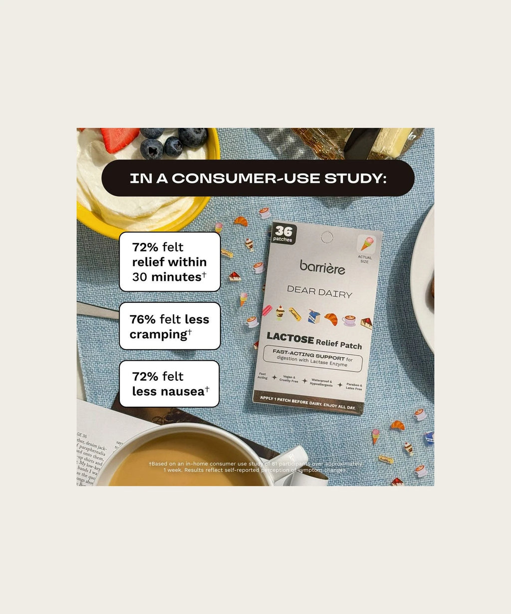 BARRIÈRE Dear Dairy Lactose Relief Patch