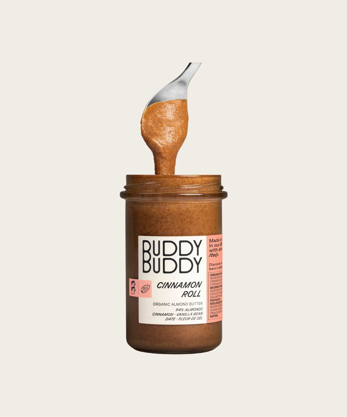 BUDDY BUDDY Organic Cinnamon Roll Almond Butter